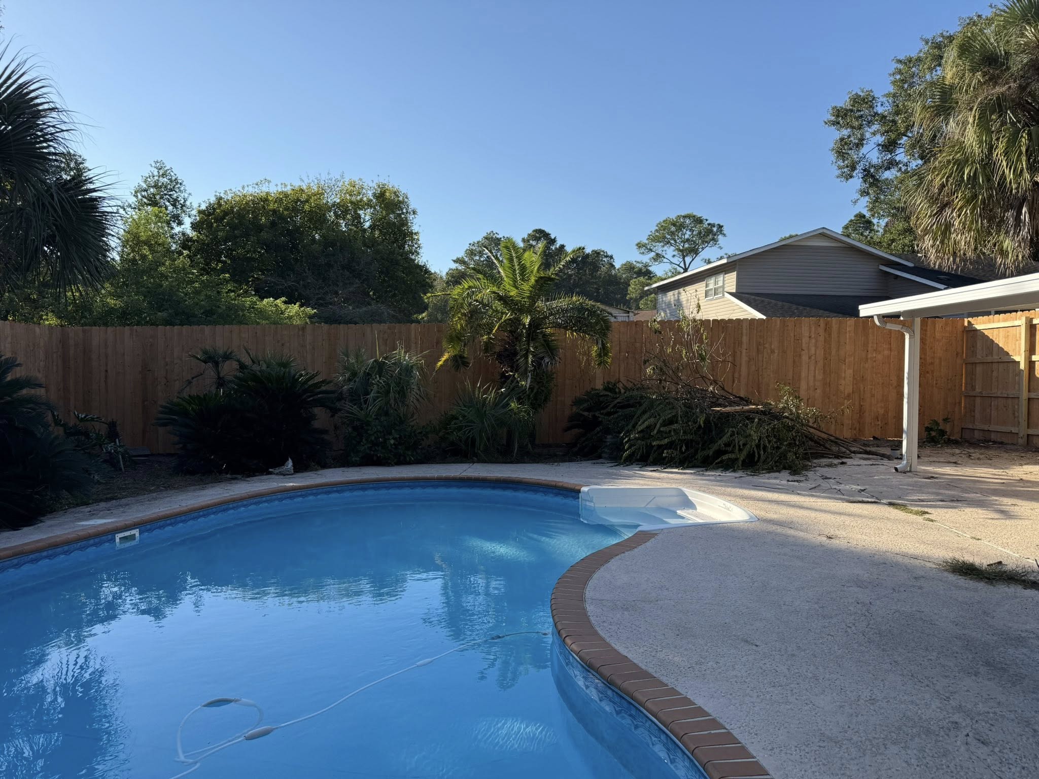 8ft Wood Privacy Fence Installation with Alta Premium Pickets in Ocean Springs, MS