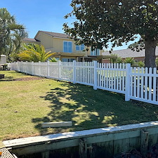 Vinyl-Picket-Fence-Installation-on-Waterfront-Property-in-Gulfport-MS 1