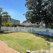 Vinyl-Picket-Fence-Installation-on-Waterfront-Property-in-Gulfport-MS 3